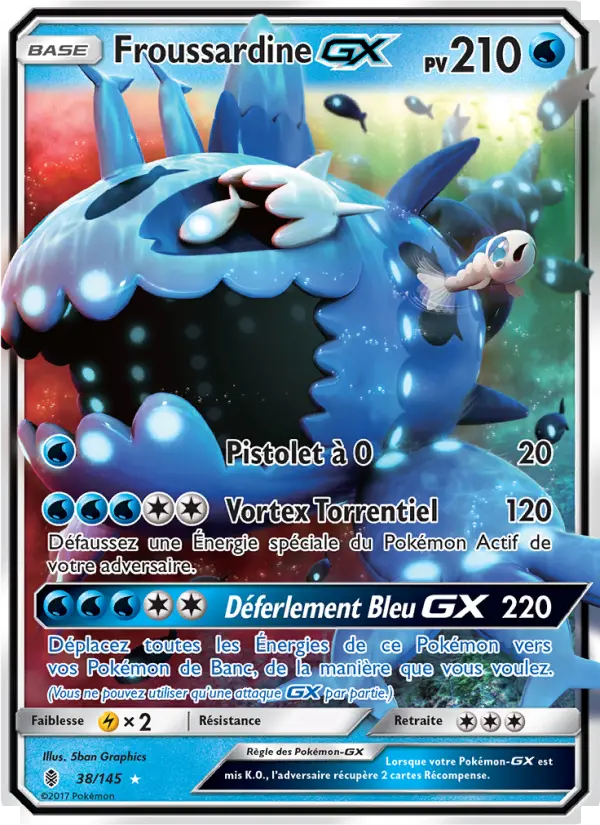 Carte Pokémon Froussardine GX #38 — Gardiens Ascendants