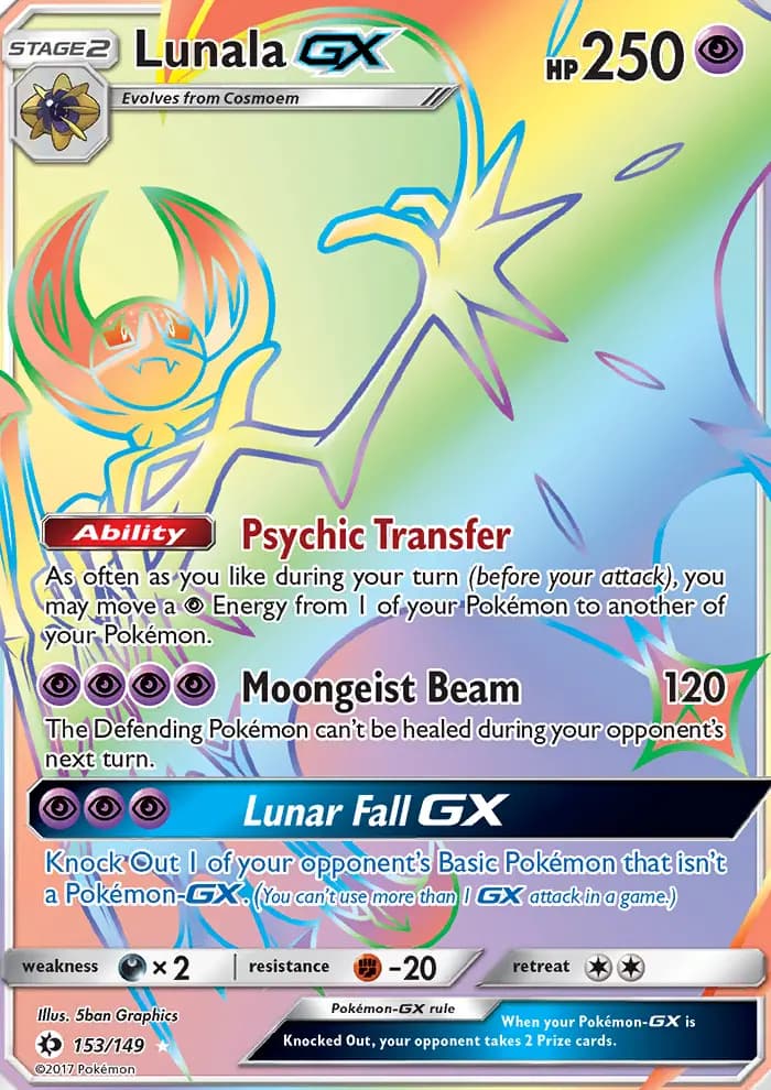 Lunala GX #153 — Sun & Moon