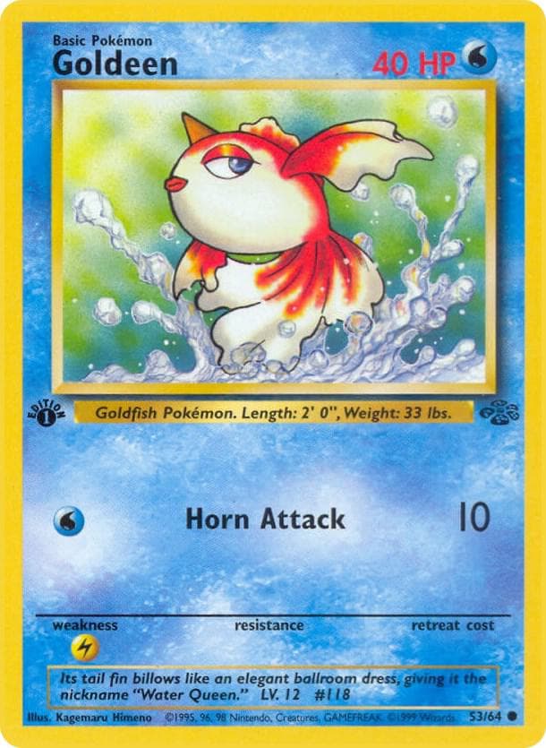 Carte Pokémon Poissirène #53 — Jungle