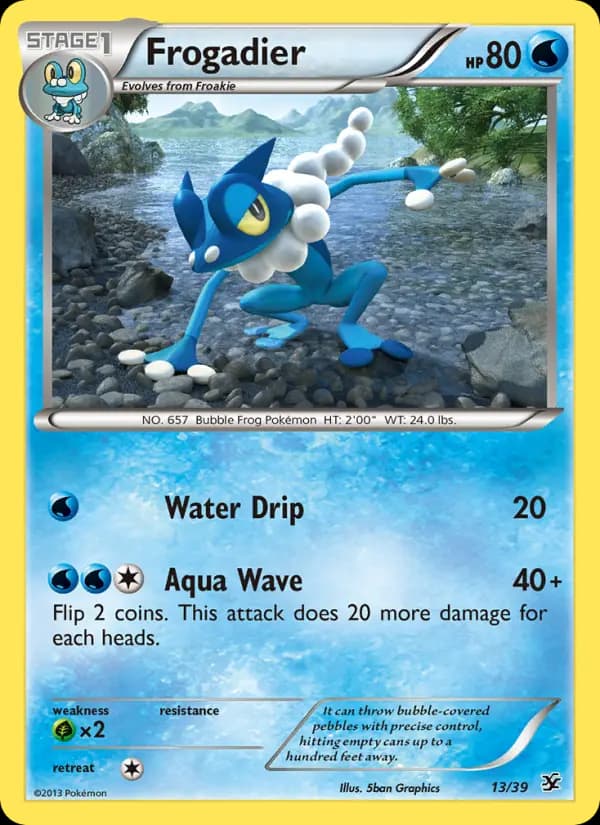 Frogadier #13 — Kalos Starter Set