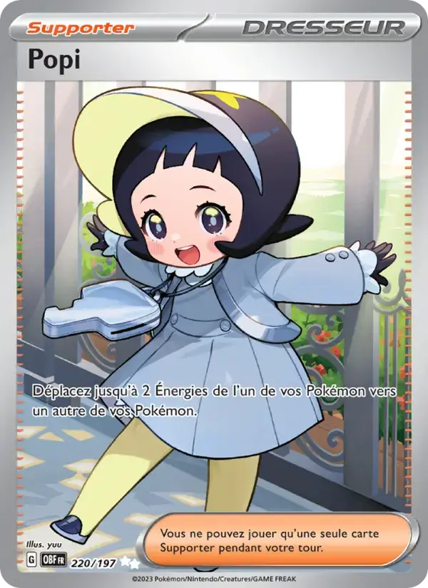 Carte Pokémon Popi #220 — Flammes Obsidiennes