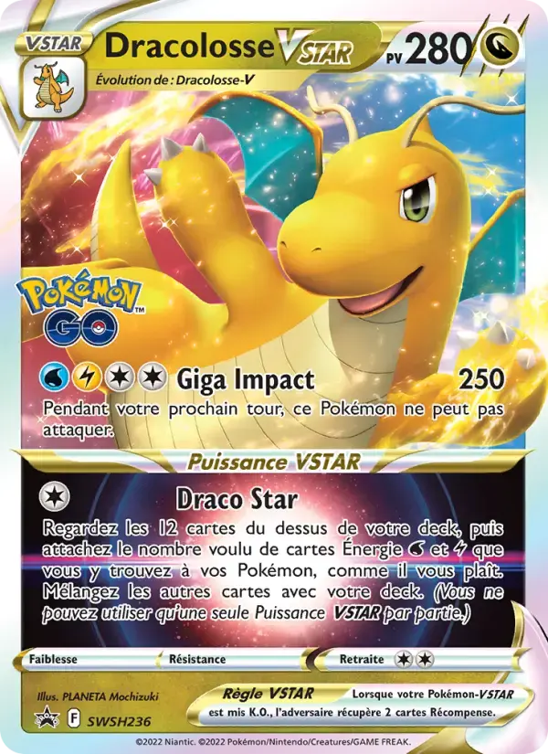 Carte Pokémon Dracolosse VSTAR #SWSH236 — Promos Épée et Bouclier