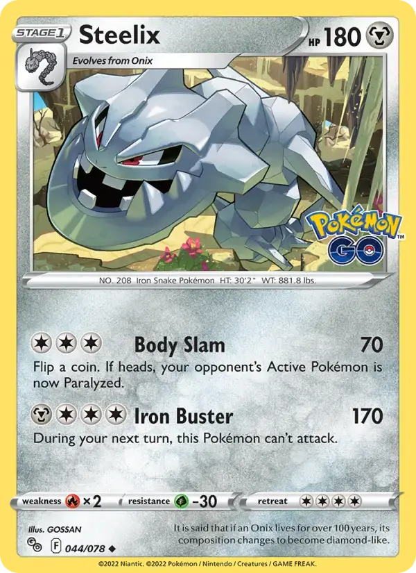Steelix #044 — Pokémon GO