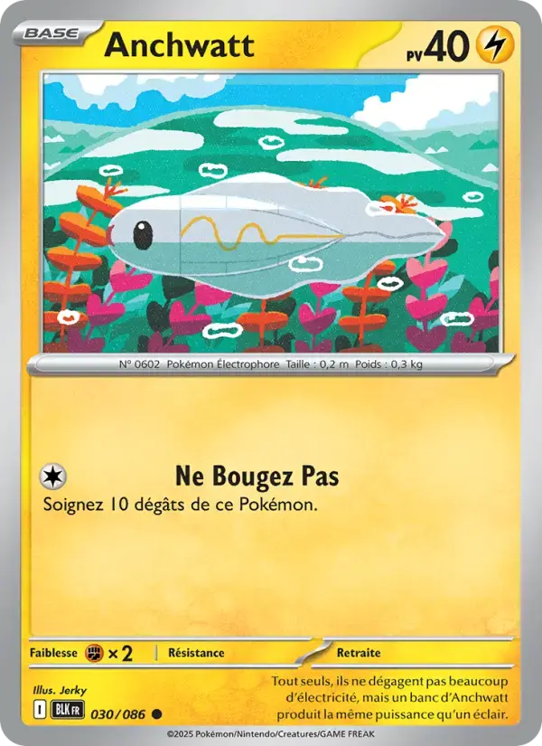Carte Pokémon Anchwatt #030 — Foudre Noire