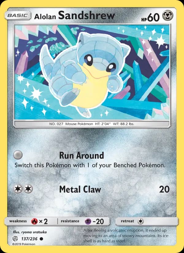 Alolan Sandshrew #137 — Cosmic Eclipse