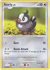 Carte Pokémon Starly #7 — Kit du Dresseur DP (Lucario)