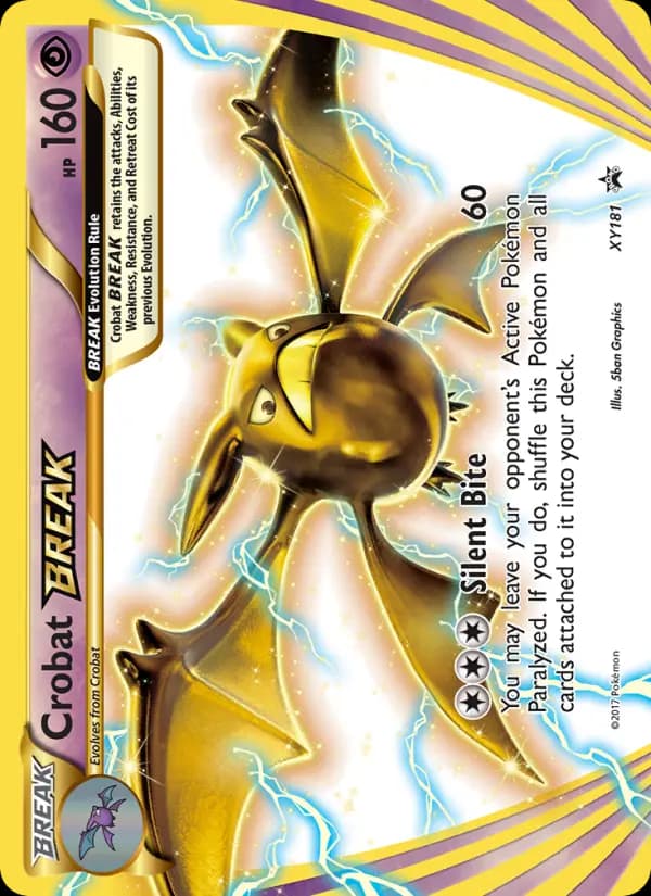 Crobat BREAK #XY181 — XY Promos