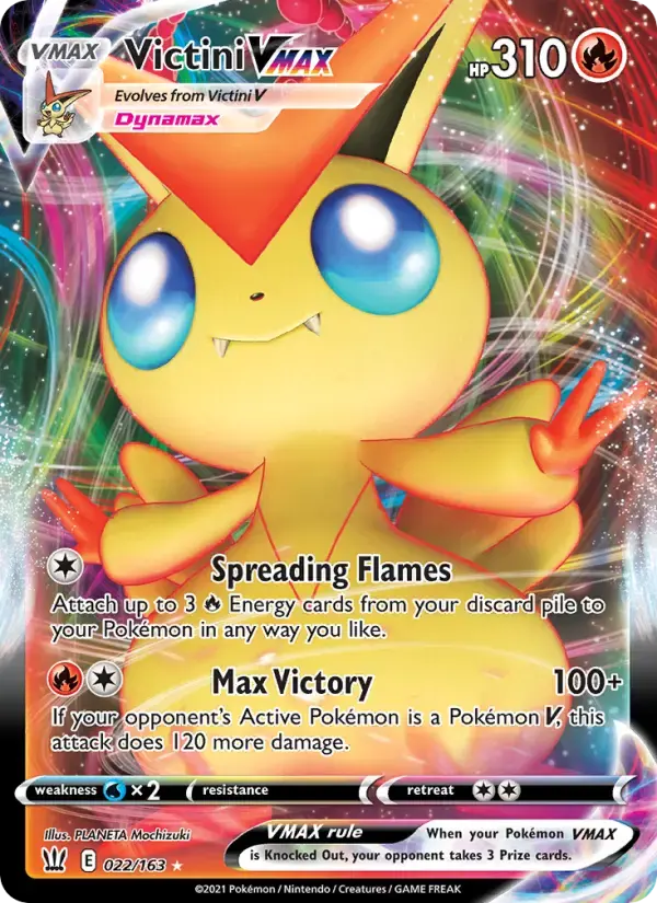 Victini VMAX #22 — Battle Styles