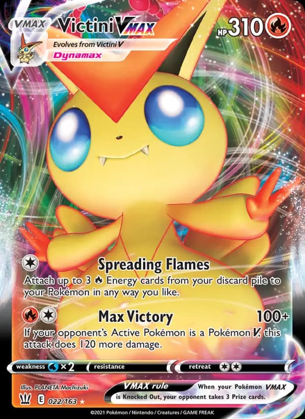 Victini VMAX #22 — Battle Styles