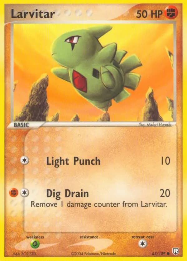 Larvitar #63 — EX Team Rocket Returns