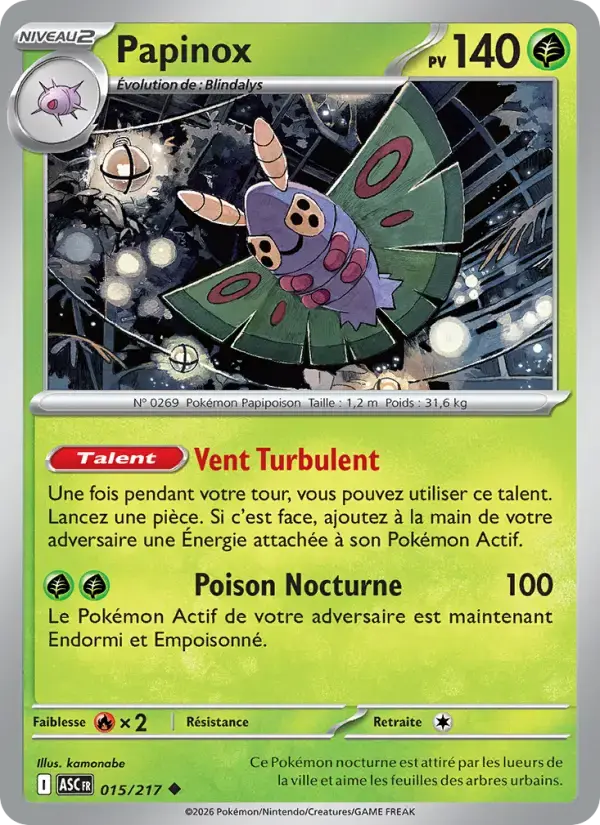 Carte Pokémon Papinox #015 — Héros Transcendants