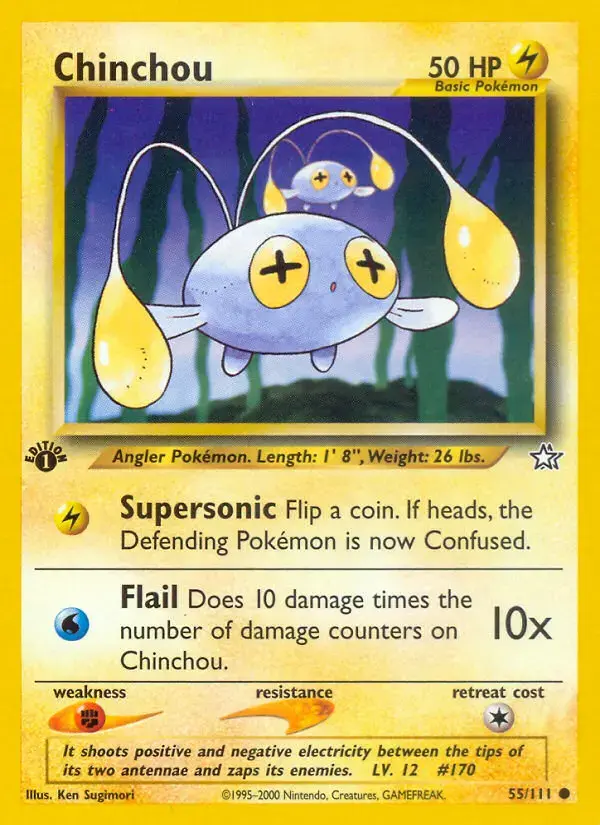 Chinchou #55 — Neo Genesis