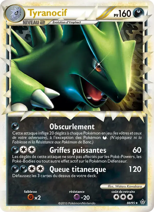 Carte Pokémon Tyranocif #88 — Déchaînement