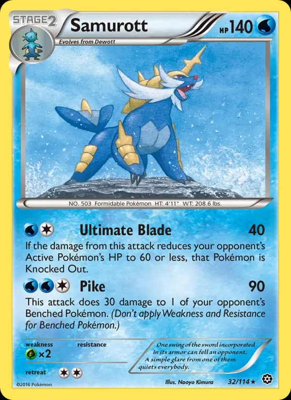 Samurott #32 — Steam Siege