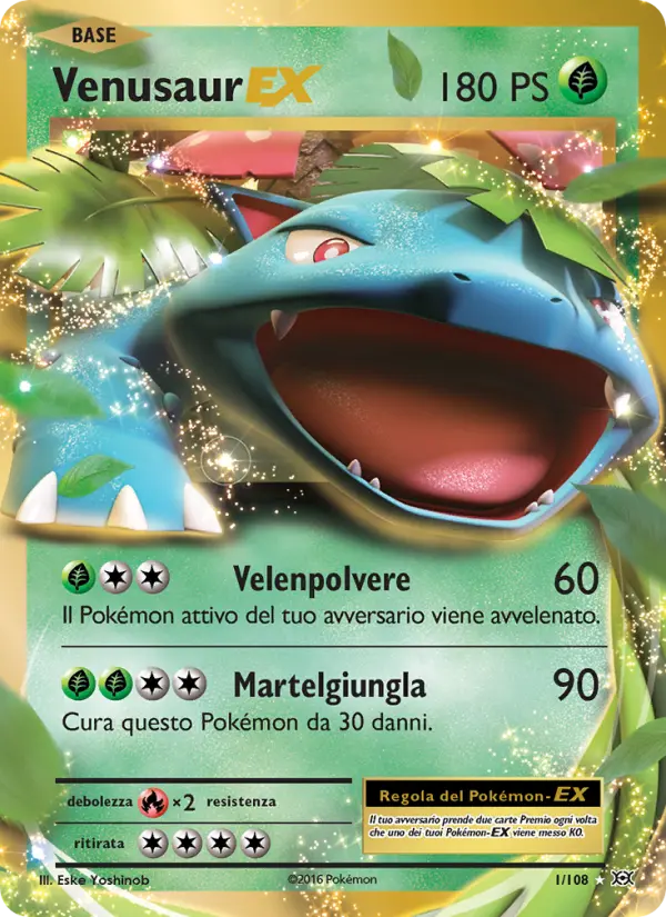 Carte Pokémon Florizarre EX #1 — Évolutions XY