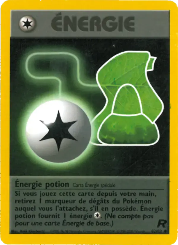 Carte Pokémon Énergie potion #82 — Team Rocket