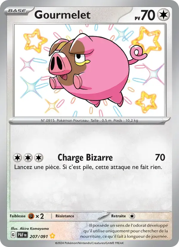 Carte Pokémon Gourmelet #207 — Destinées de Paldea