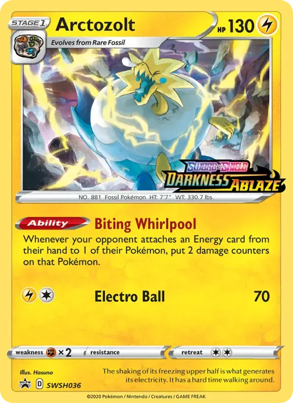 Arctozolt #SWSH036 — Sword & Shield Promos