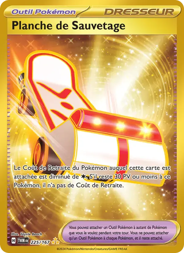 Carte Pokémon Planche de Sauvetage #225 — Mascarade Crépusculaire