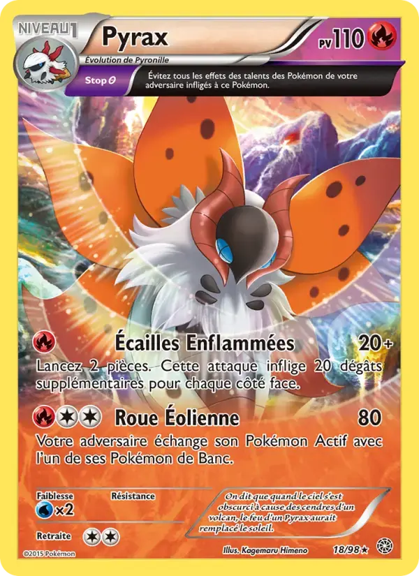 Carte Pokémon Pyrax #18 — Origines Antiques