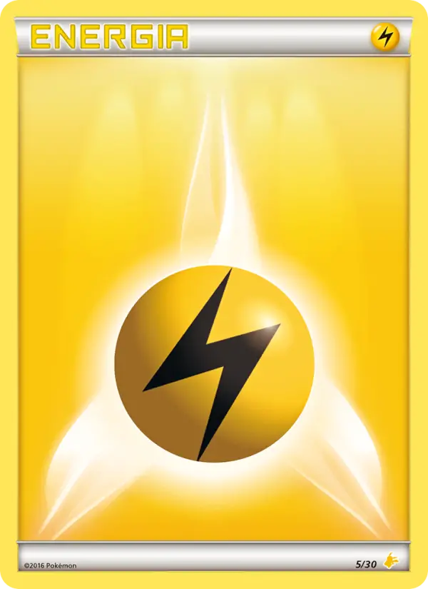 Carte Pokémon Énergie Électrique #5 — Kit du Dresseur XY (Pikachu Libre)