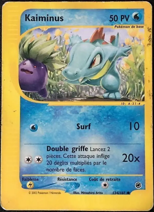 Carte Pokémon Kaiminus #134 — Expédition