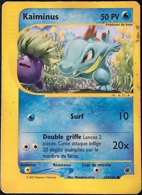 Carte Pokémon Kaiminus #134 — Expédition