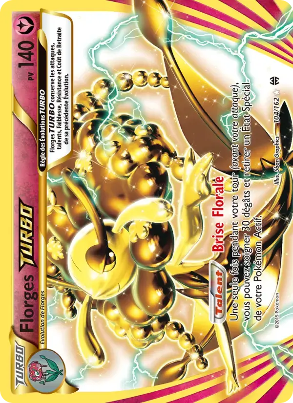 Carte Pokémon Florges TURBO #104 — Impulsion Turbo