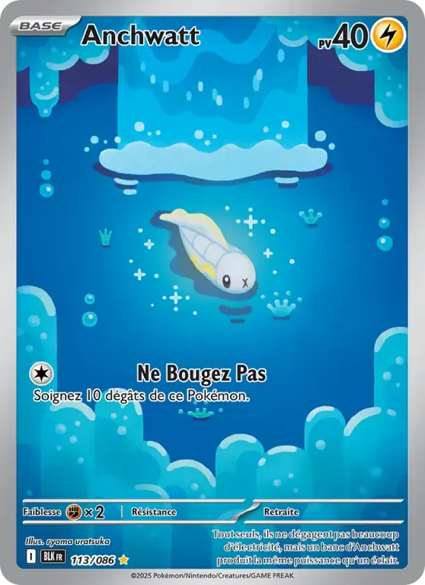 Carte Pokémon Anchwatt #113 — Foudre Noire