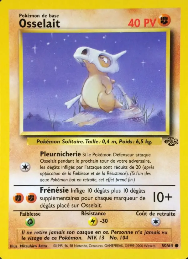Carte Pokémon Osselait #50 — Jungle