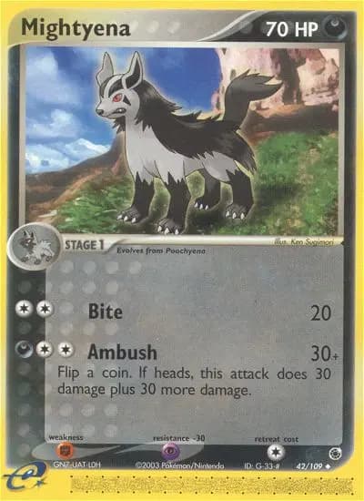 Mightyena #42 — Ruby & Sapphire