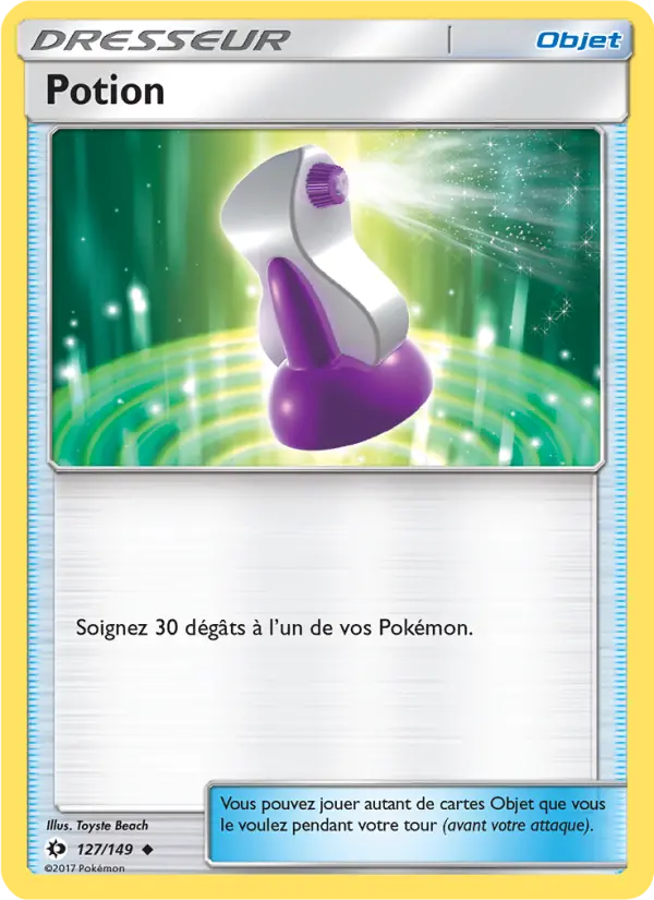 Carte Pokémon Potion #127 — Soleil et Lune