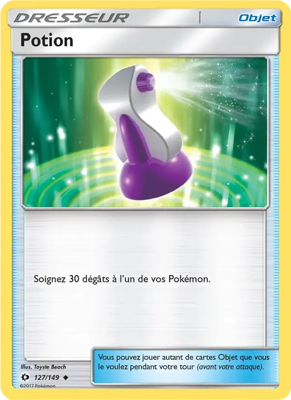 Carte Pokémon Potion #127 — Soleil et Lune