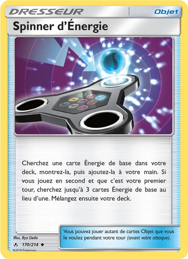 Carte Pokémon Spinner d’Énergie #170 — Alliance Infaillible