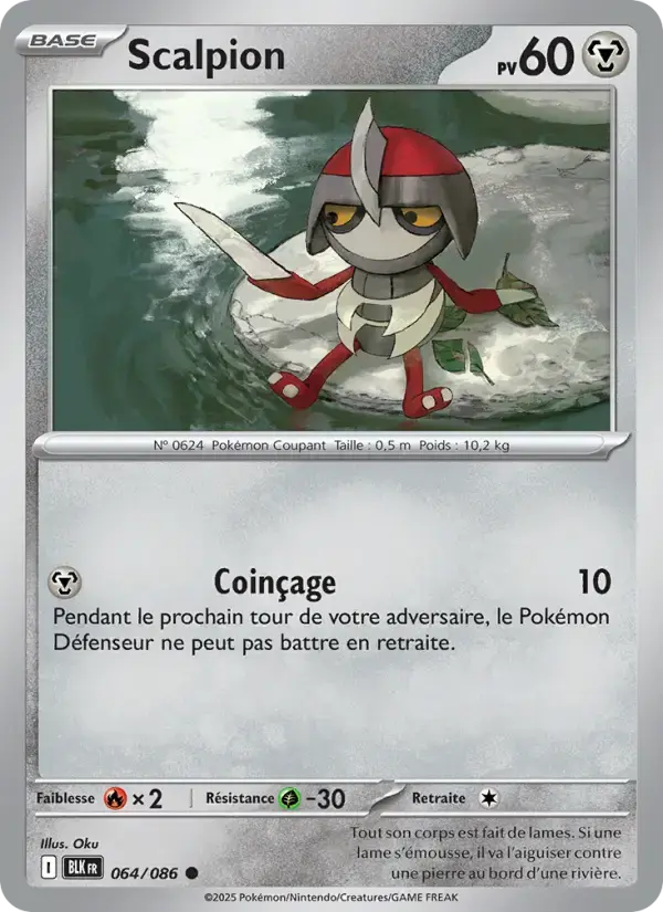 Carte Pokémon Scalpion #064 — Foudre Noire
