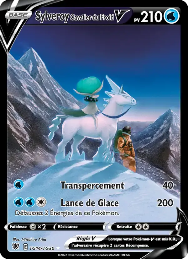 Carte Pokémon Sylveroy Cavalier du Froid V #TG14 — Astres Radieux