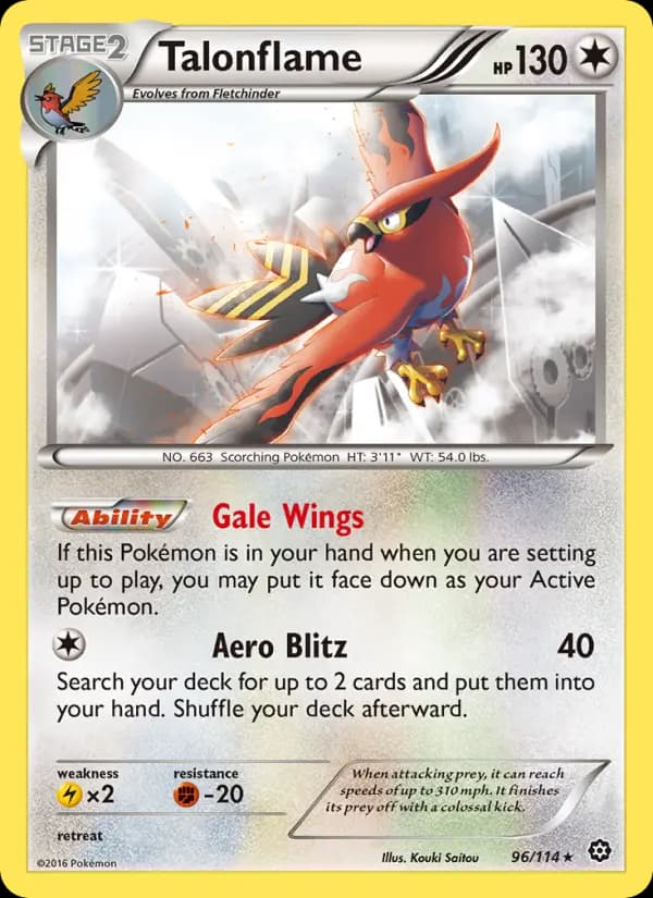Talonflame #96 — Steam Siege