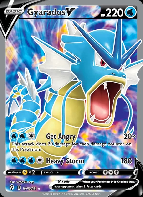 Gyarados V #171 — Evolving Skies