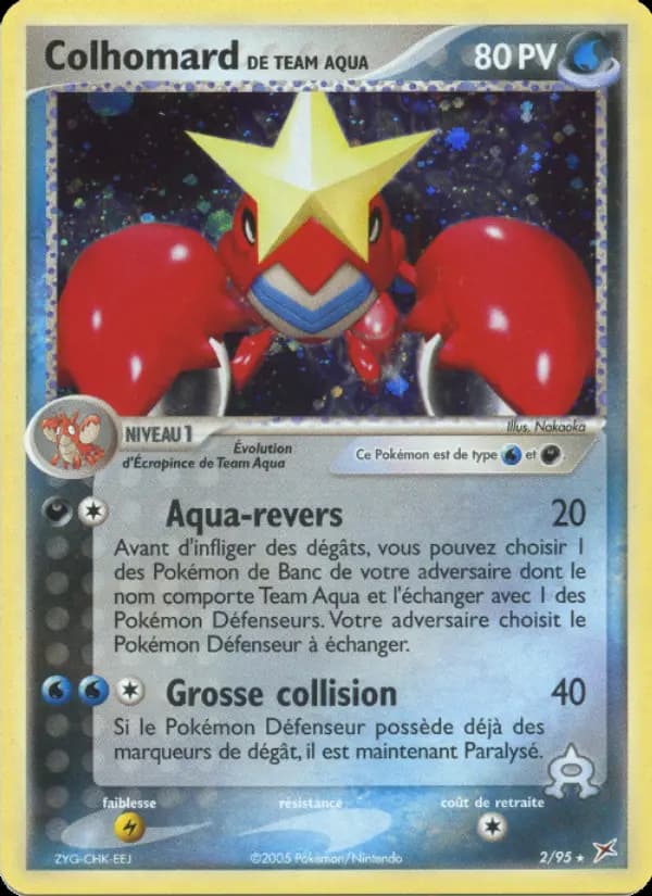Carte Pokémon Colhomard de Team Aqua #2 — Team Magma vs Team Aqua