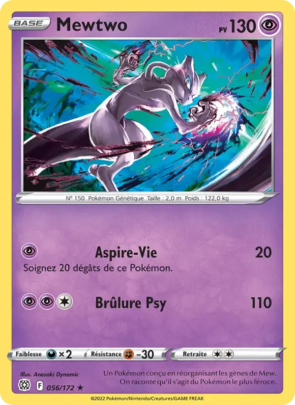 Carte Pokémon Mewtwo #056 — Stars Étincelantes