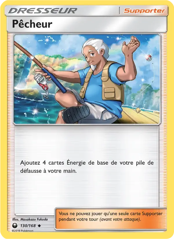 Carte Pokémon Pêcheur #130 — Tempête Céleste