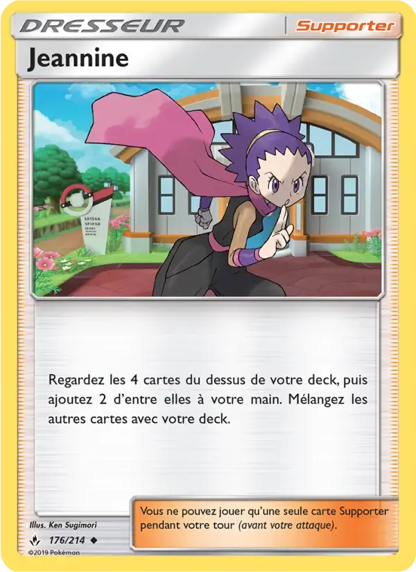 Carte Pokémon Jeannine #176 — Alliance Infaillible