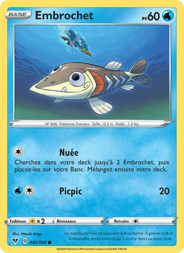 Carte Pokémon Embrochet #41 — Voltage Éclatant