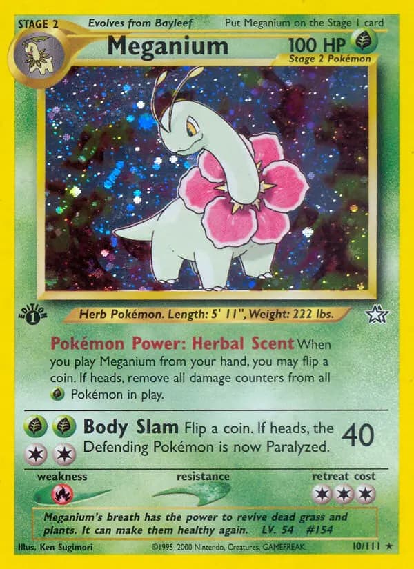 Meganium #10 — Neo Genesis
