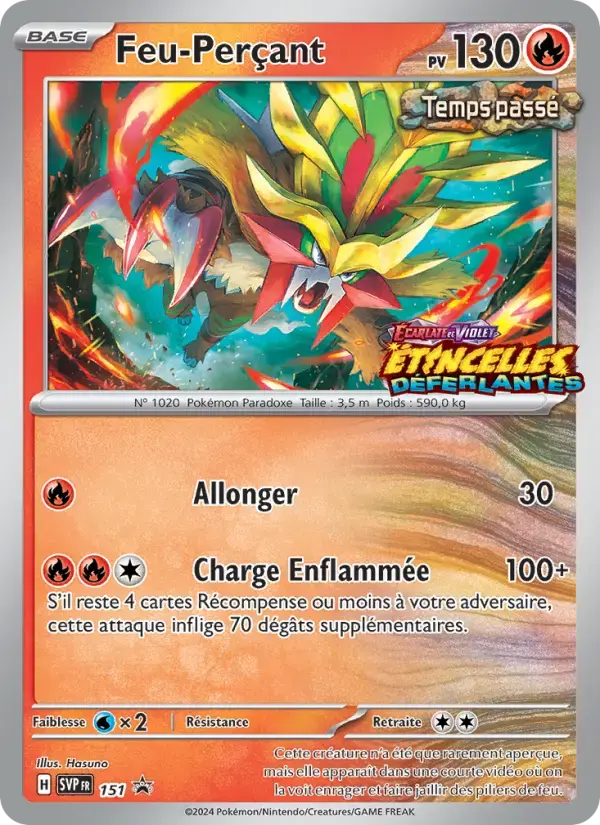Carte Pokémon Feu-Perçant #151 — Promos Écarlate et Violet