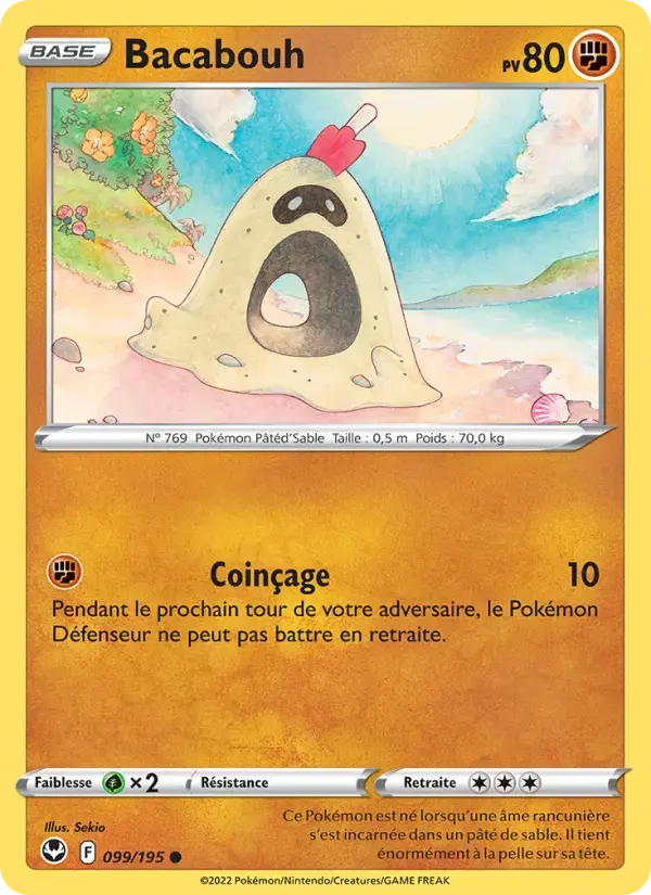 Carte Pokémon Bacabouh #099 — Tempête Argentée