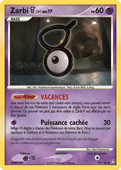 Carte Pokémon Zarbi V #79 — Éveil des Légendes