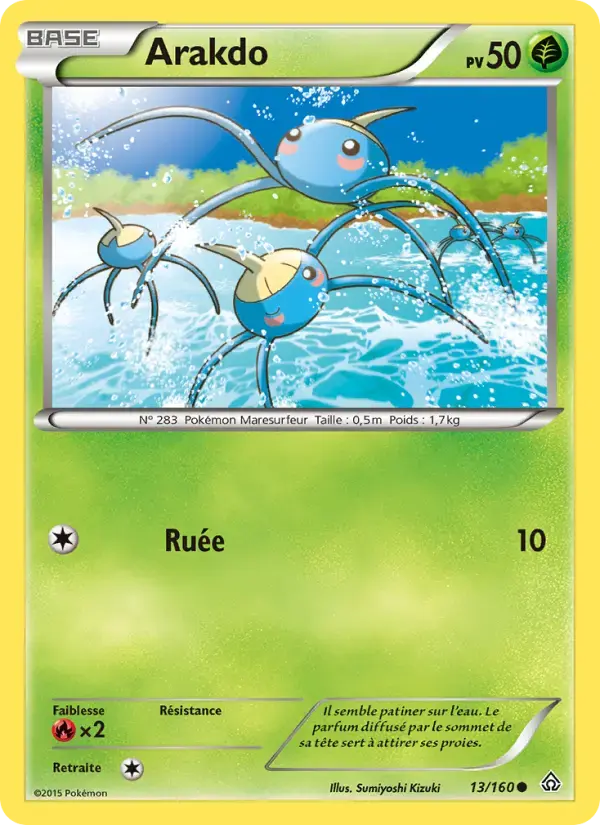 Carte Pokémon Arakdo #13 — Primo-Choc
