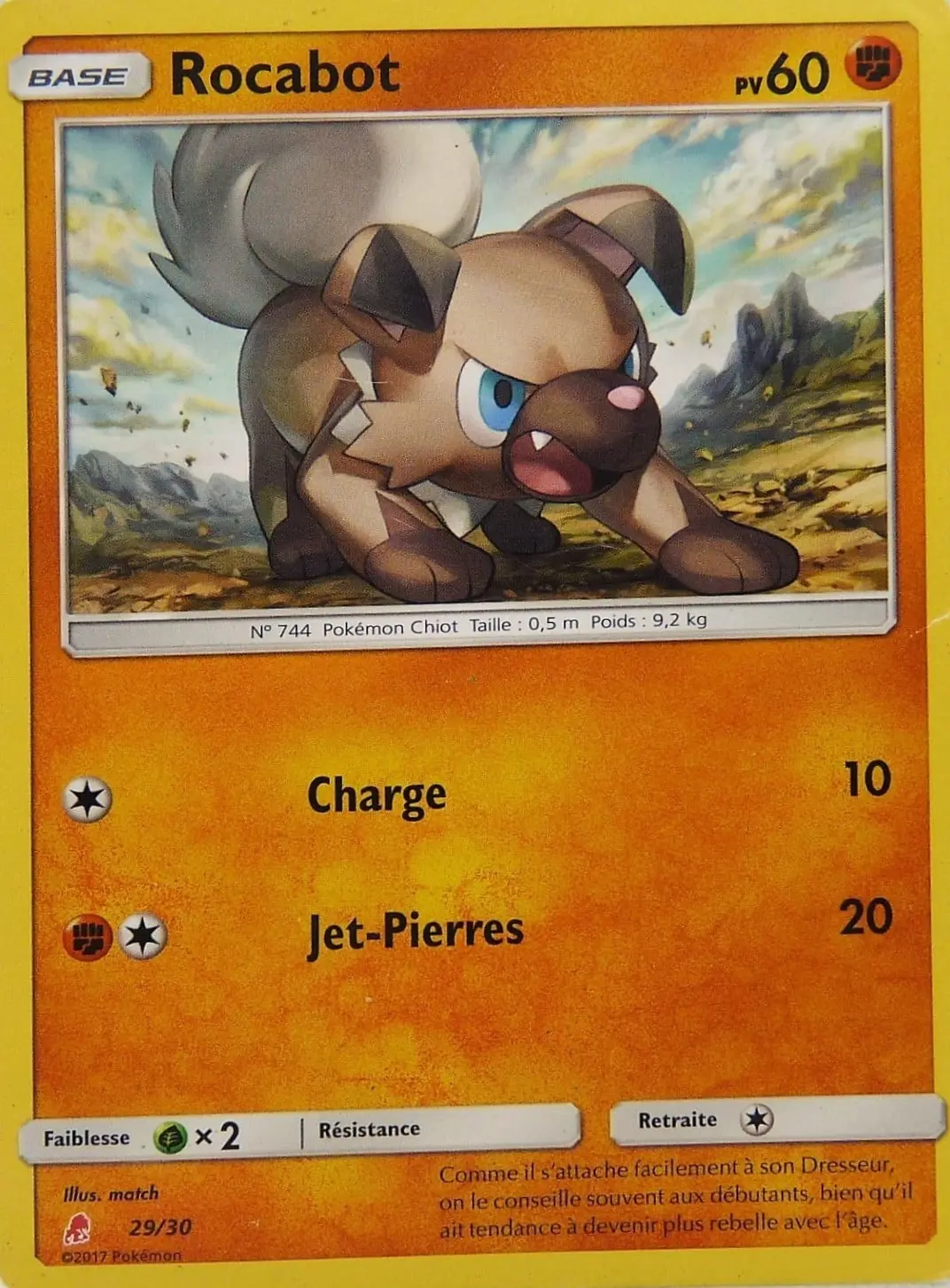 Rockruff #29 — SM Trainer Kit (Lycanroc)
