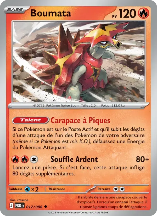 Carte Pokémon Boumata #017 — Équilibre Parfait